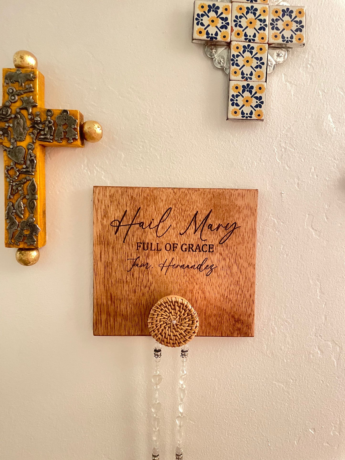 Rosary hanger