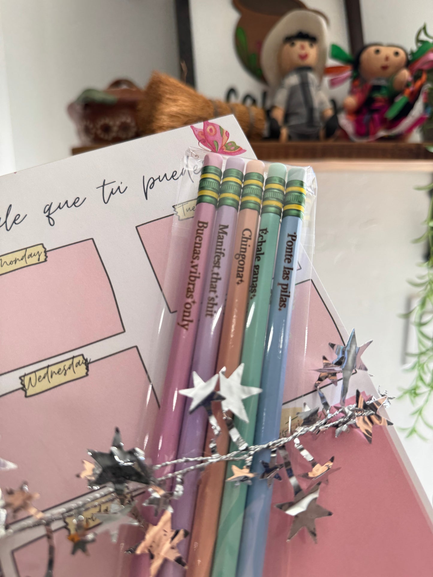 Planner + pencil set