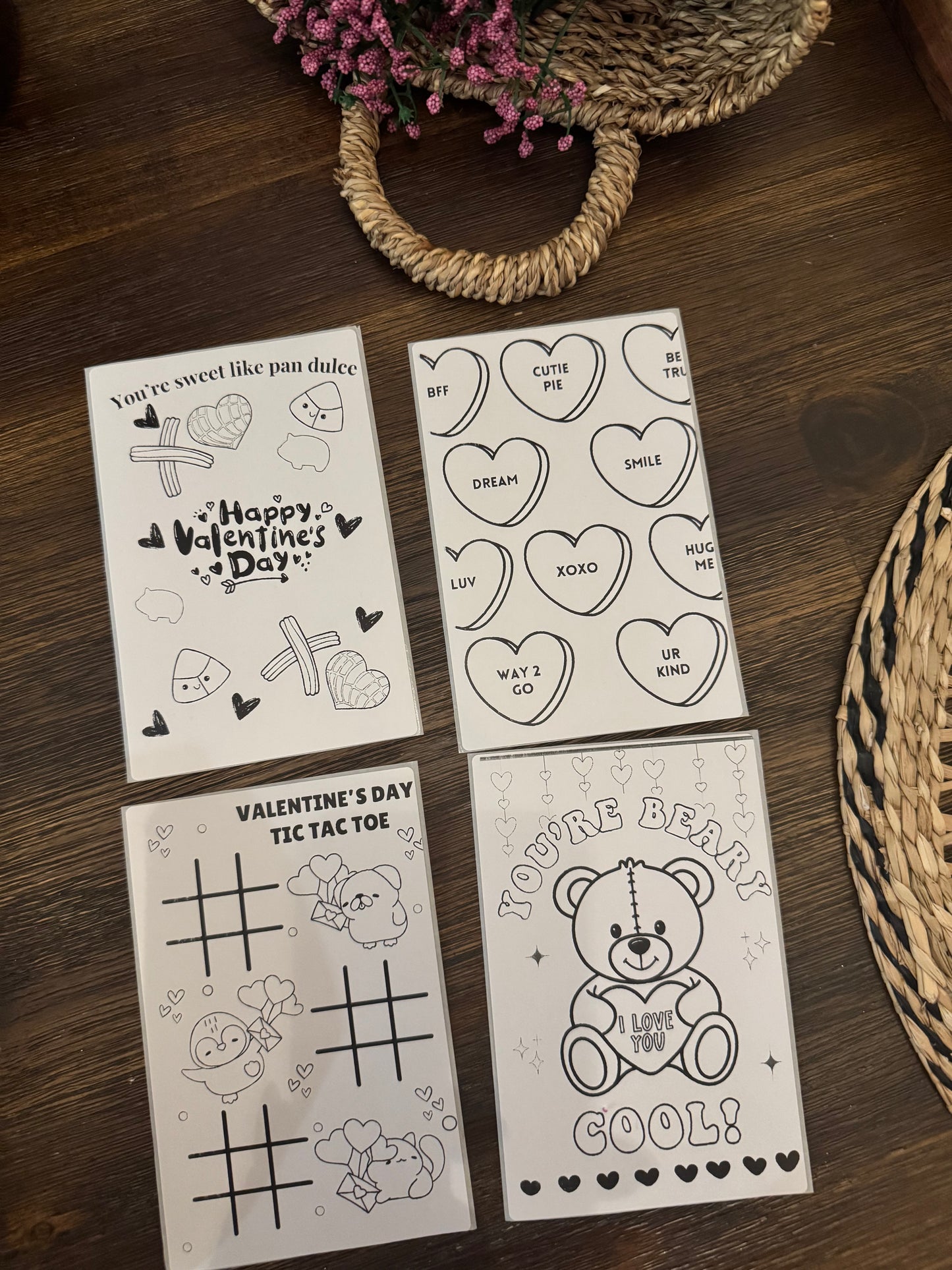 Valentines days coloring pages
