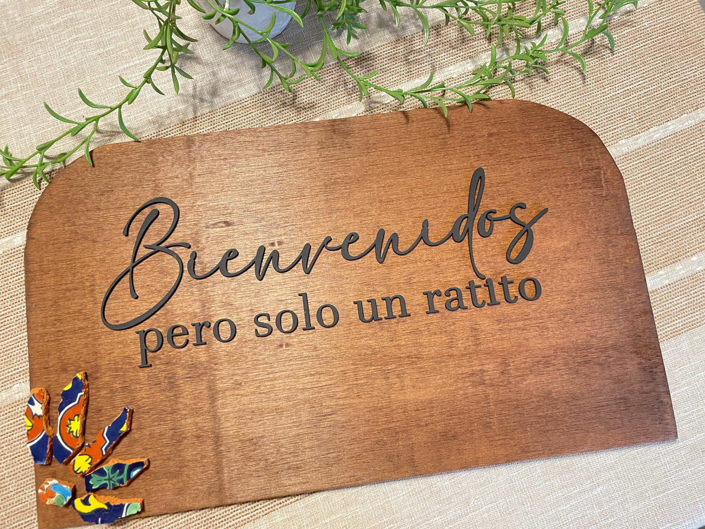 Bienvenidos pero sólo un ratito