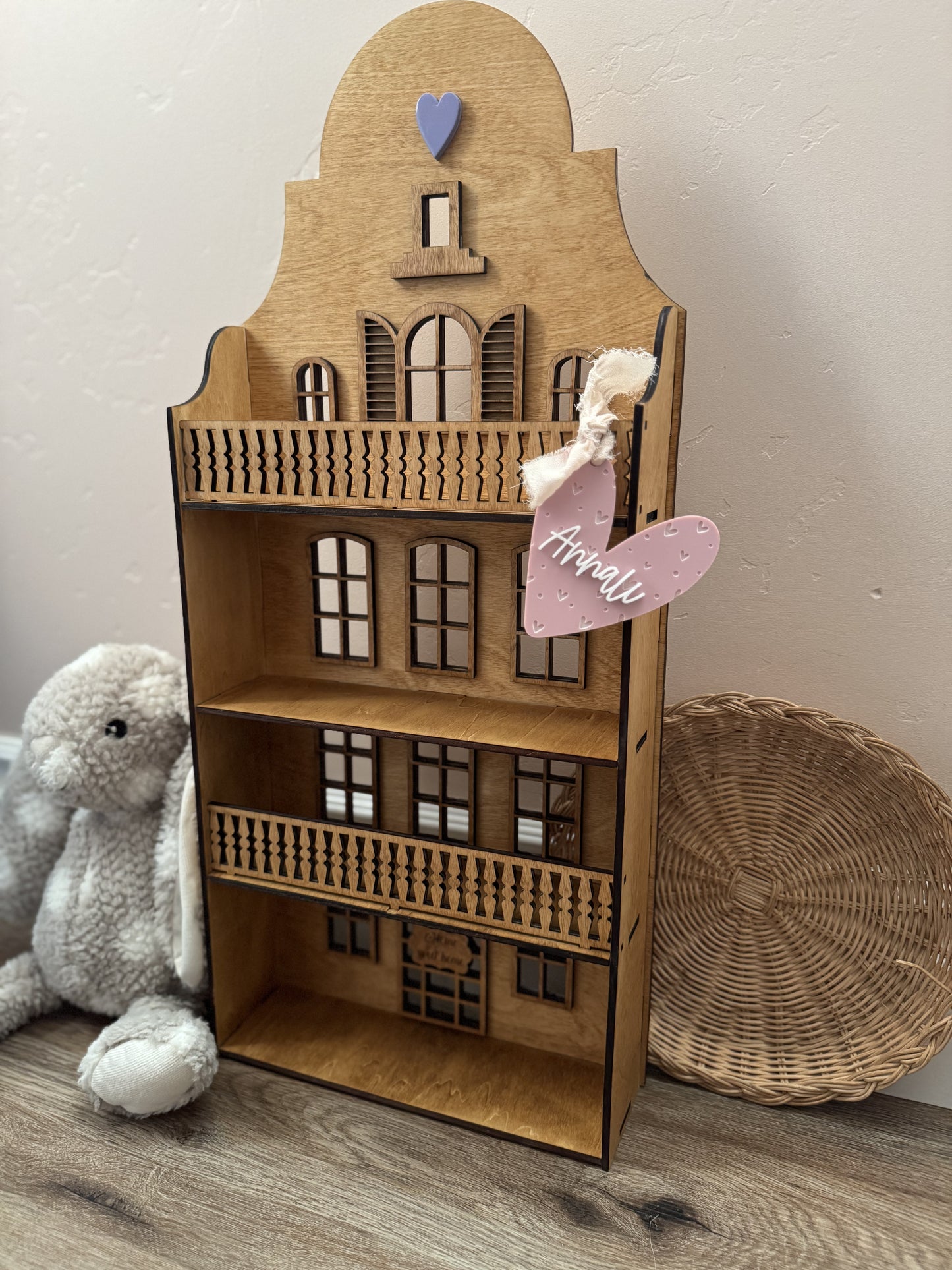 Doll house shelf laser cut