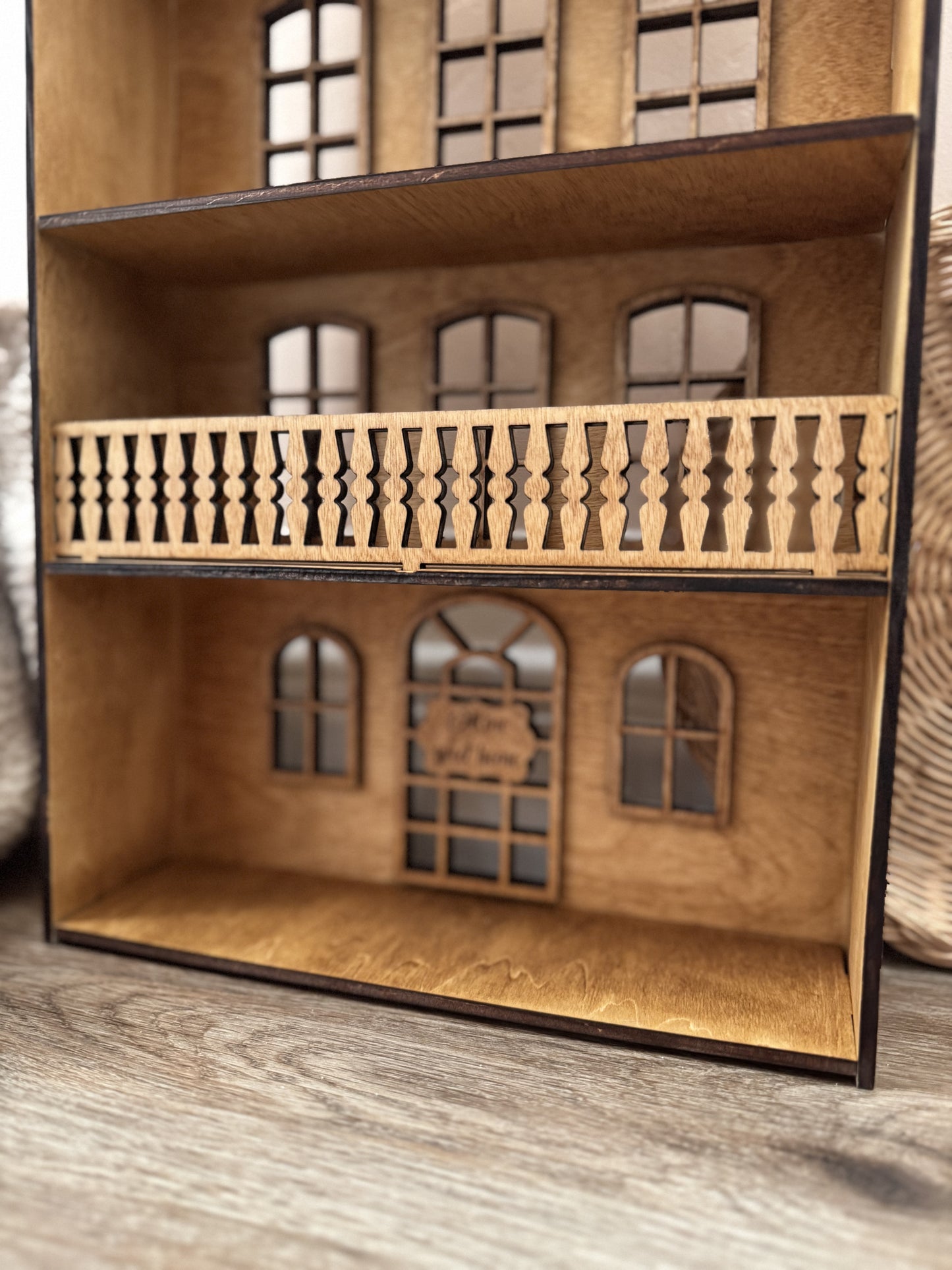 Doll house shelf laser cut