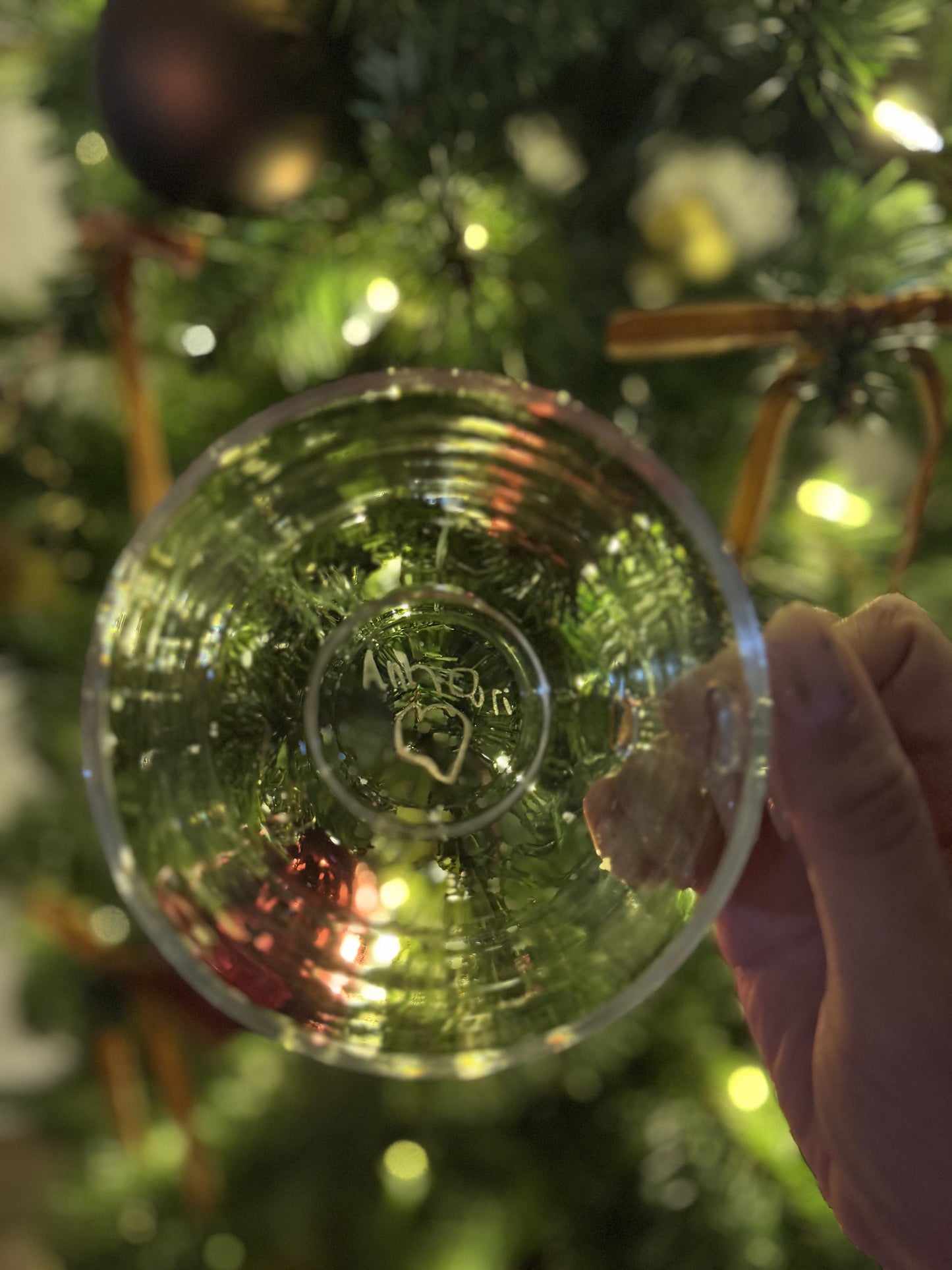 Personalized engraved glass mug