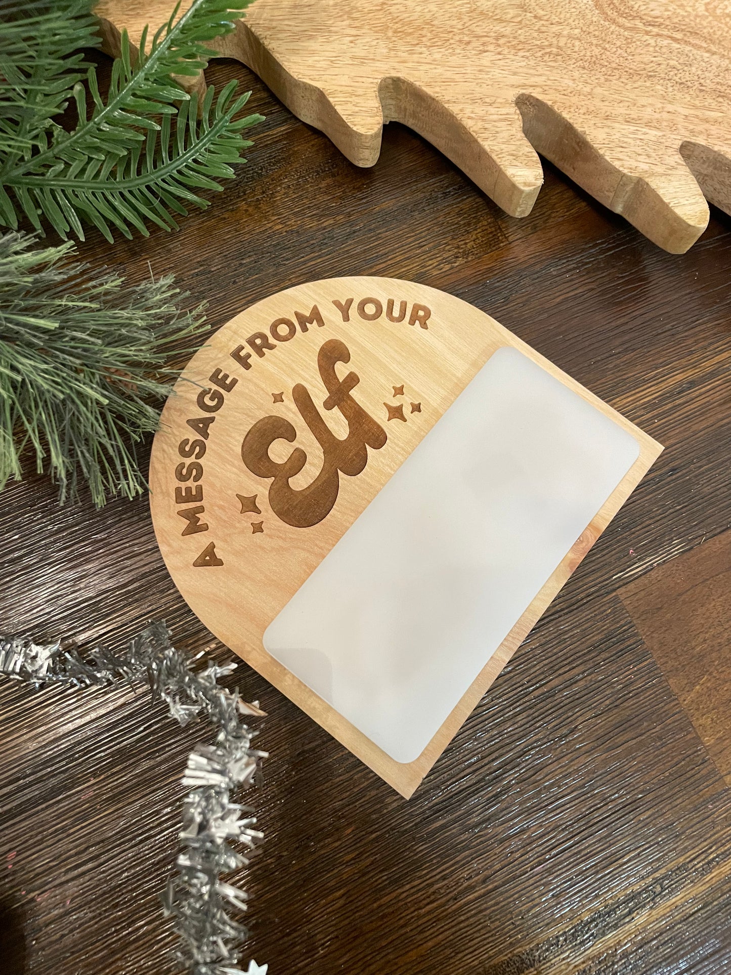 Personalized message from elf