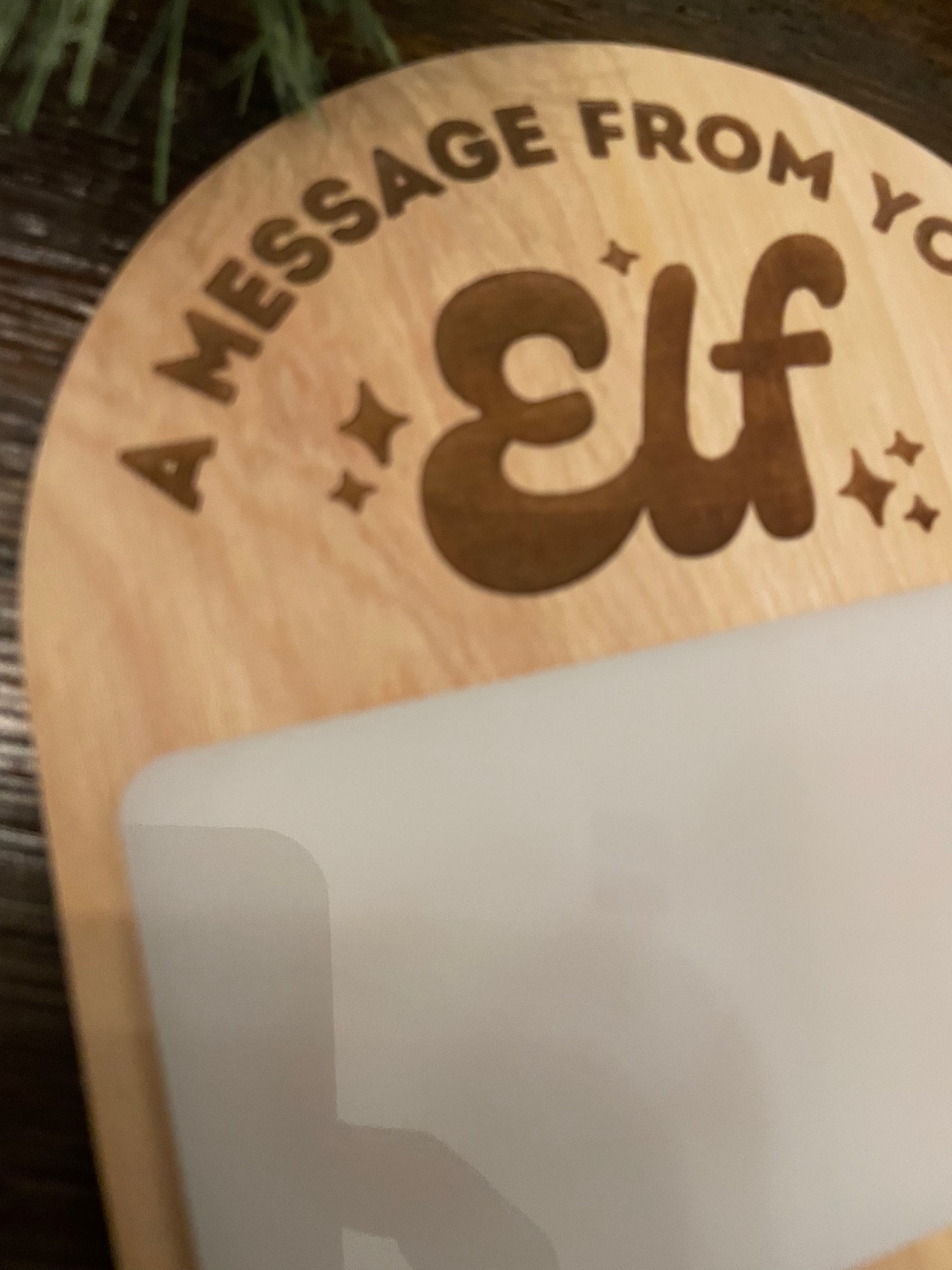 Personalized message from elf