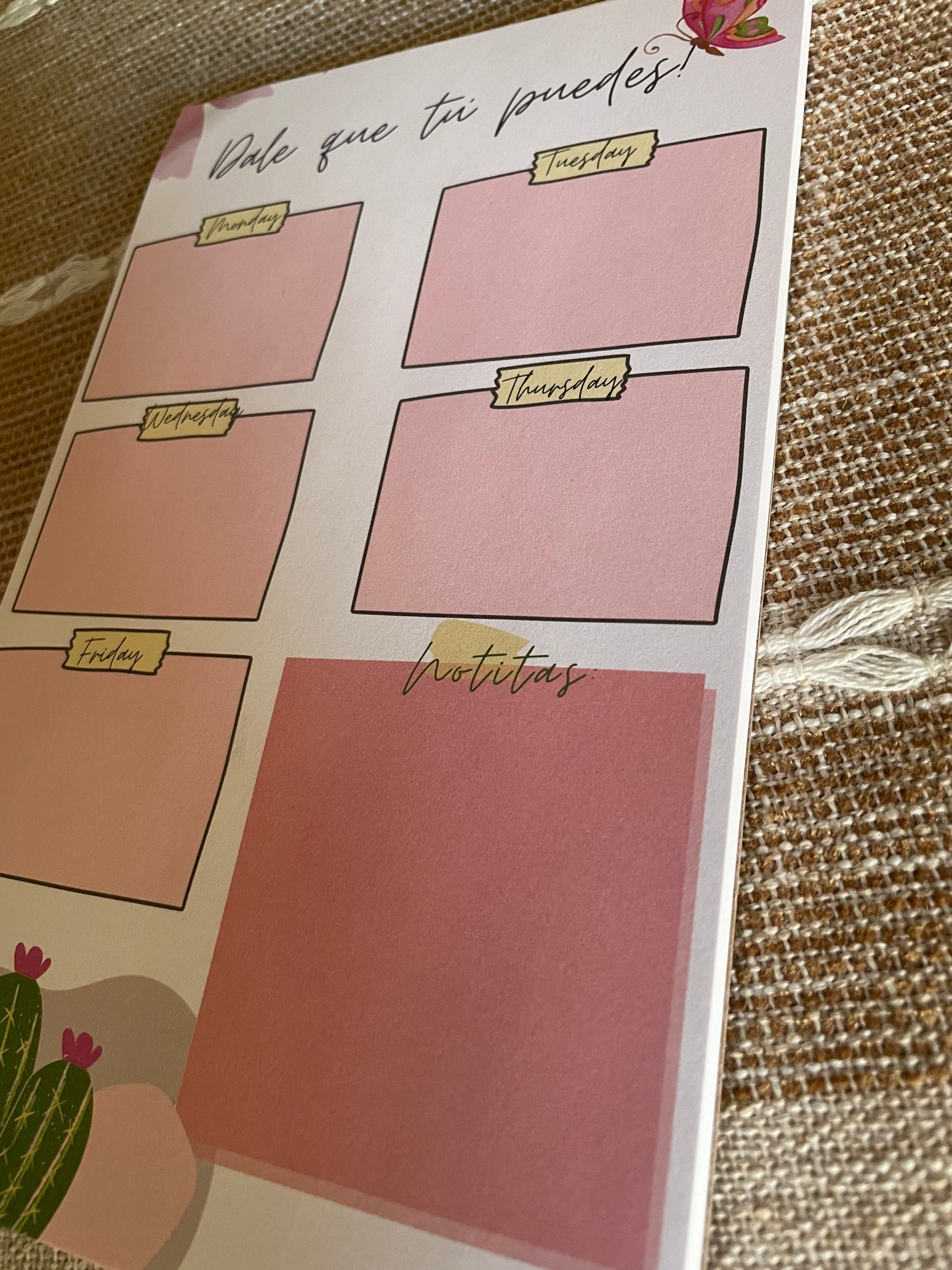 Chingona daily planner