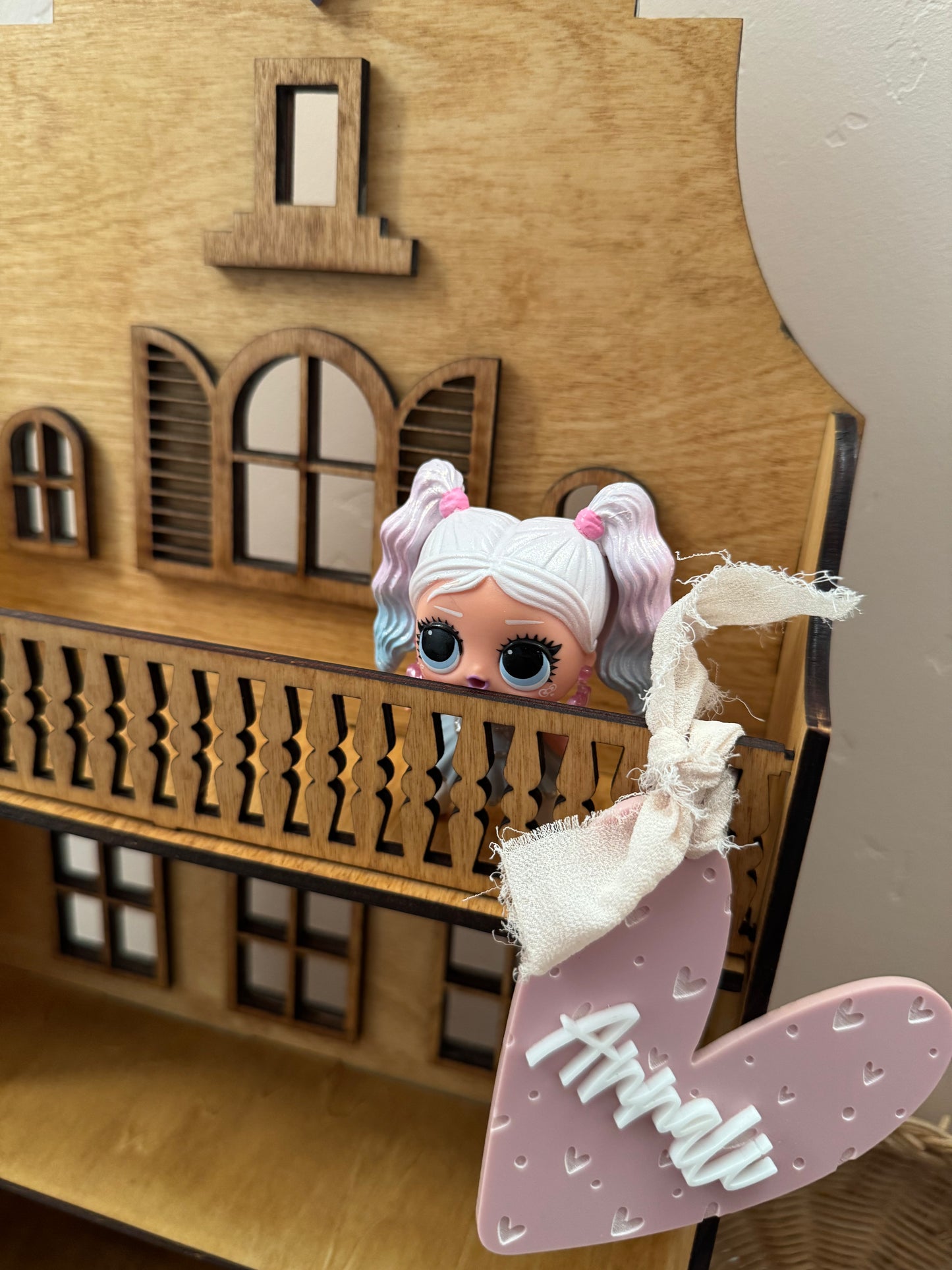 Doll house shelf laser cut