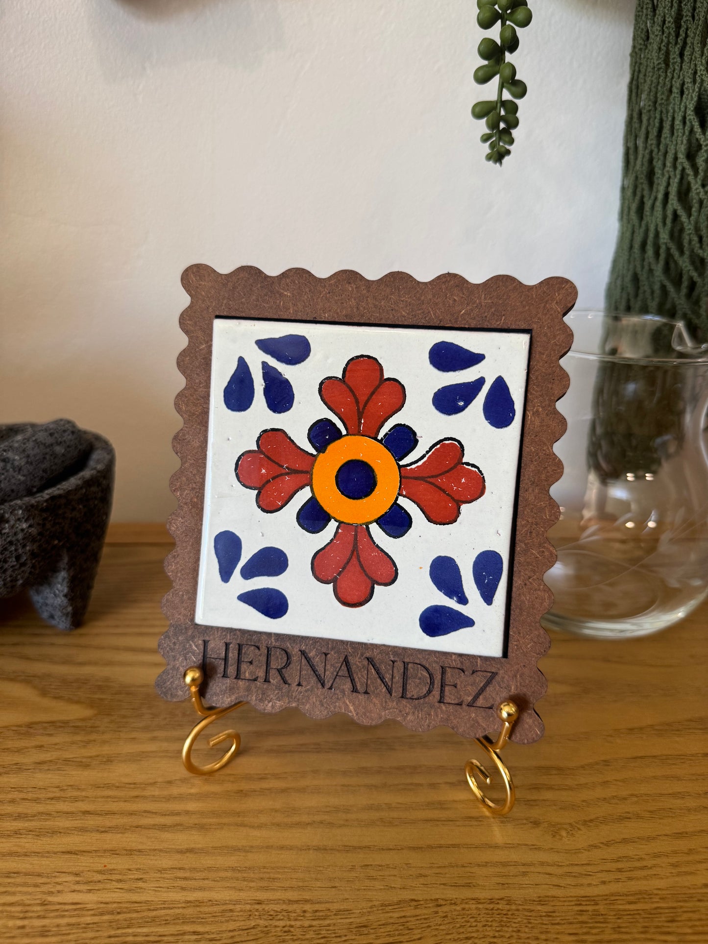Talavera tile frame only