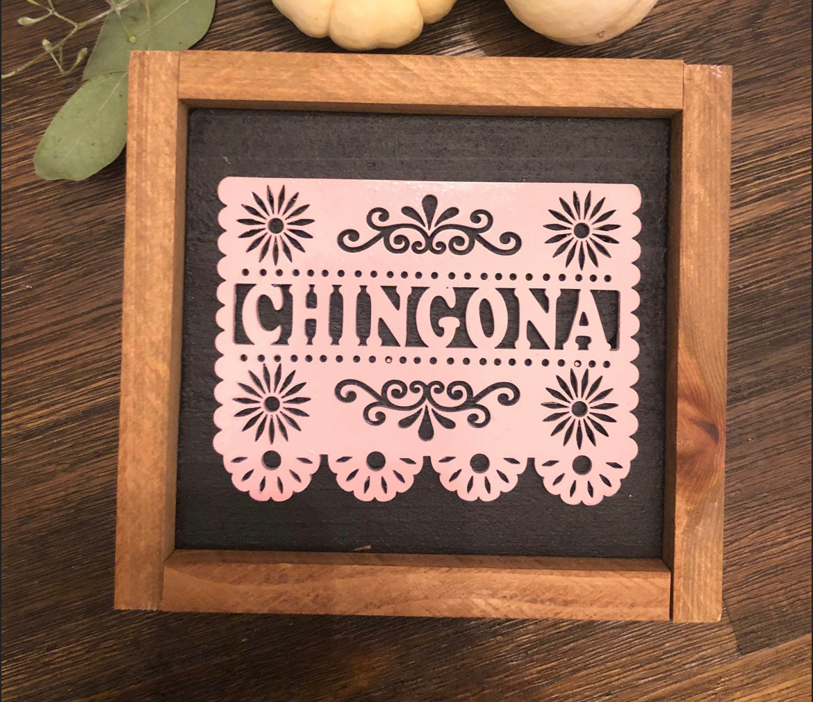 Papel picado Chingona
