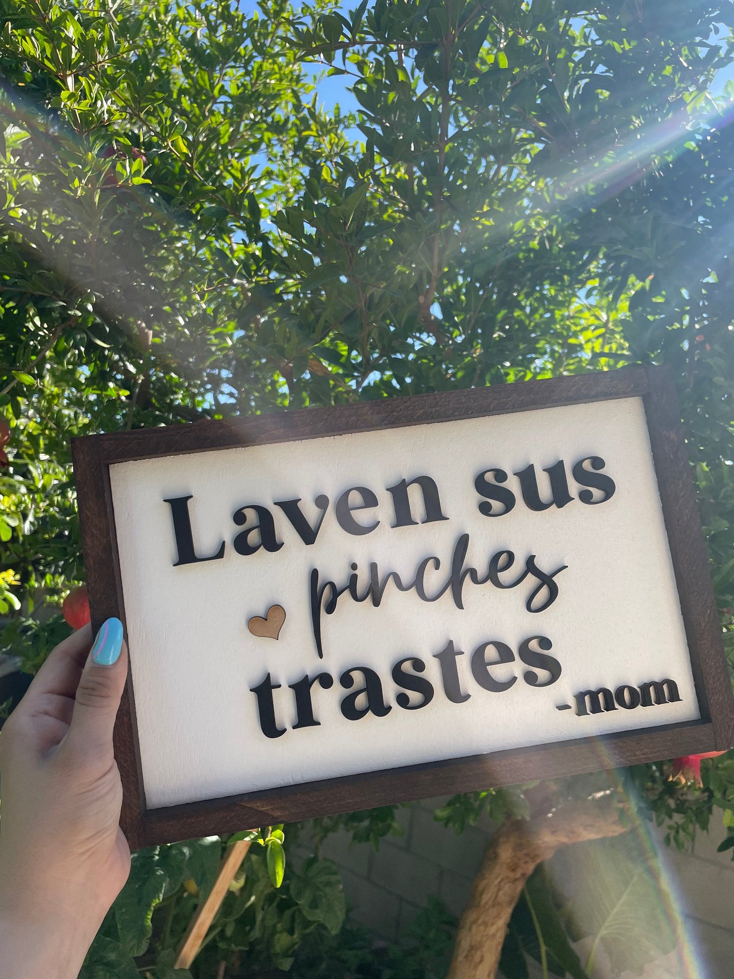 Laven sus trastes