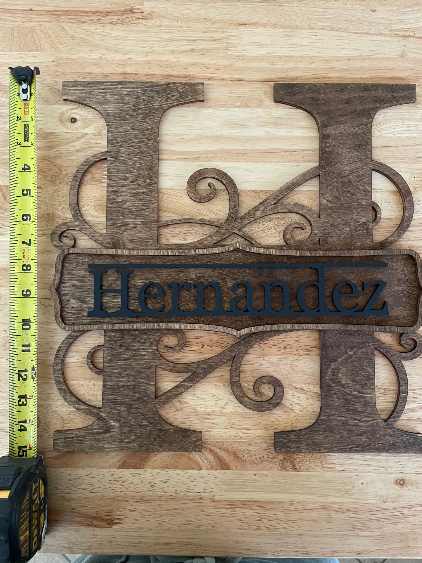 Monogram custom last name