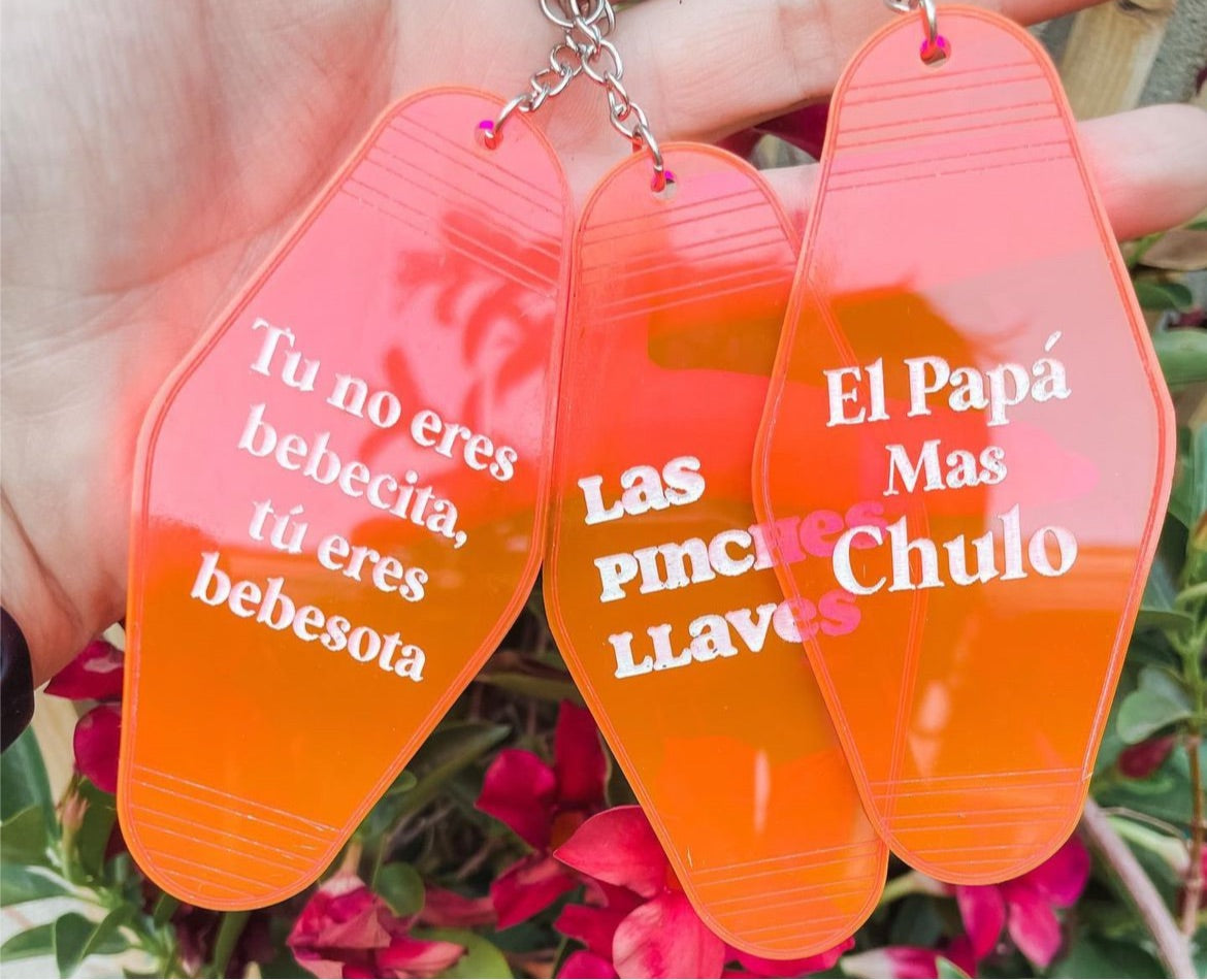 Motel style keychain