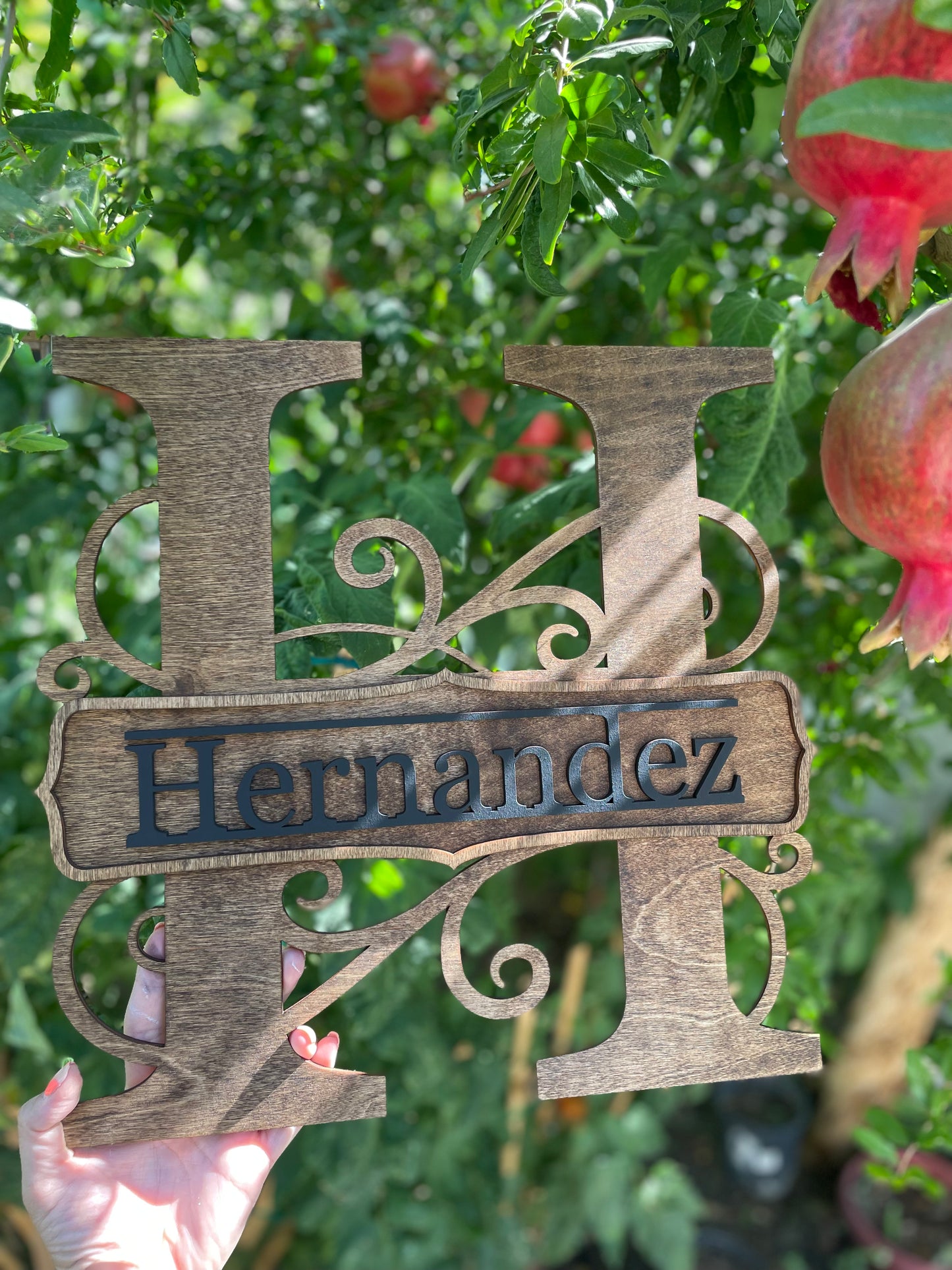 Monogram custom last name