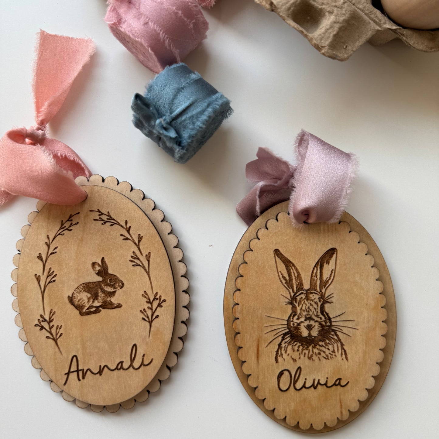 Bunny Easter tags