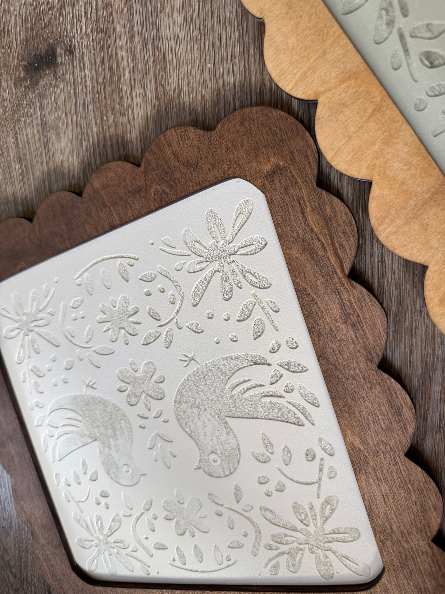 Palomas Wood Wall Art | Handmade Folk Decor