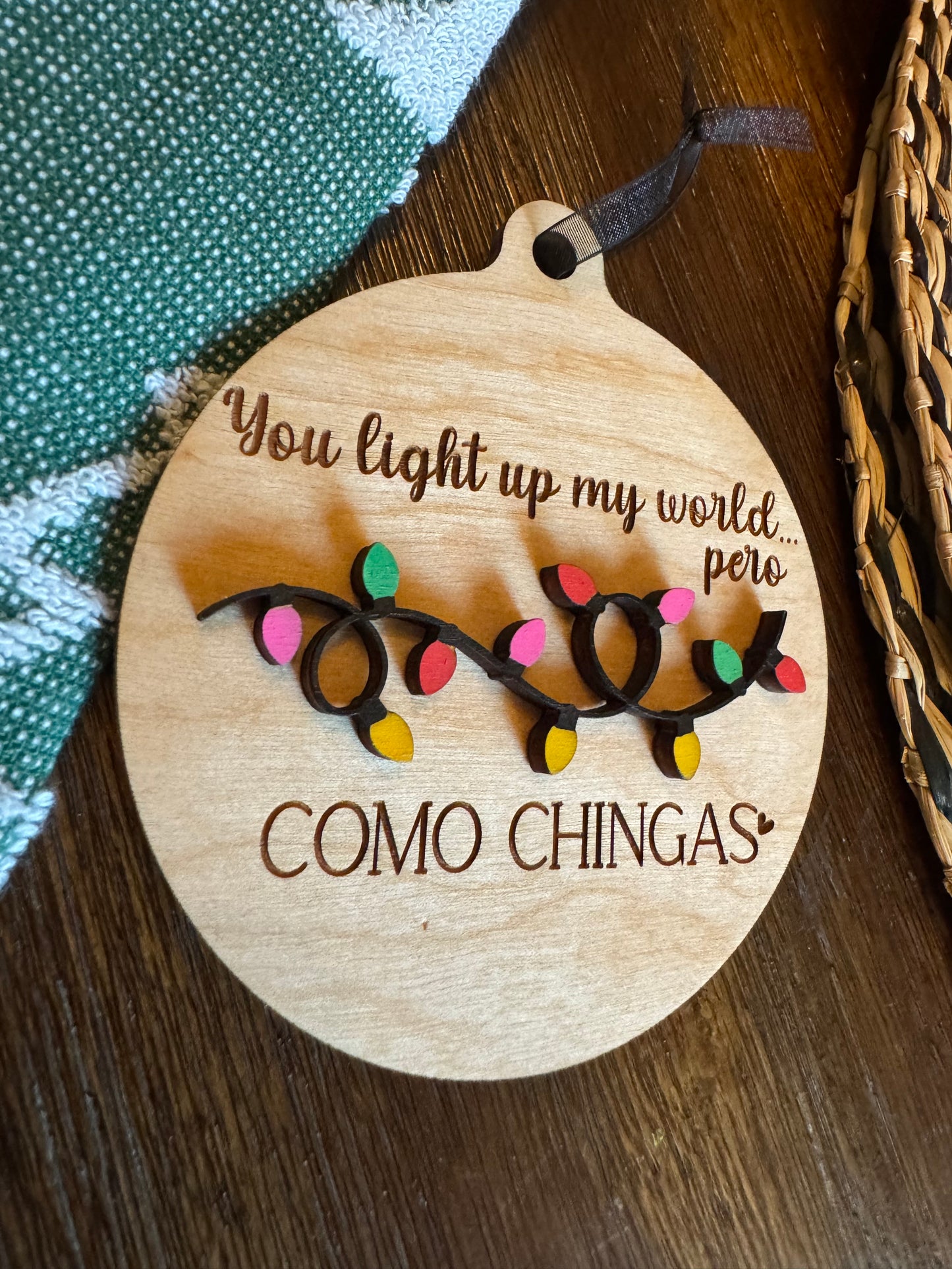 You light up my world, pero....