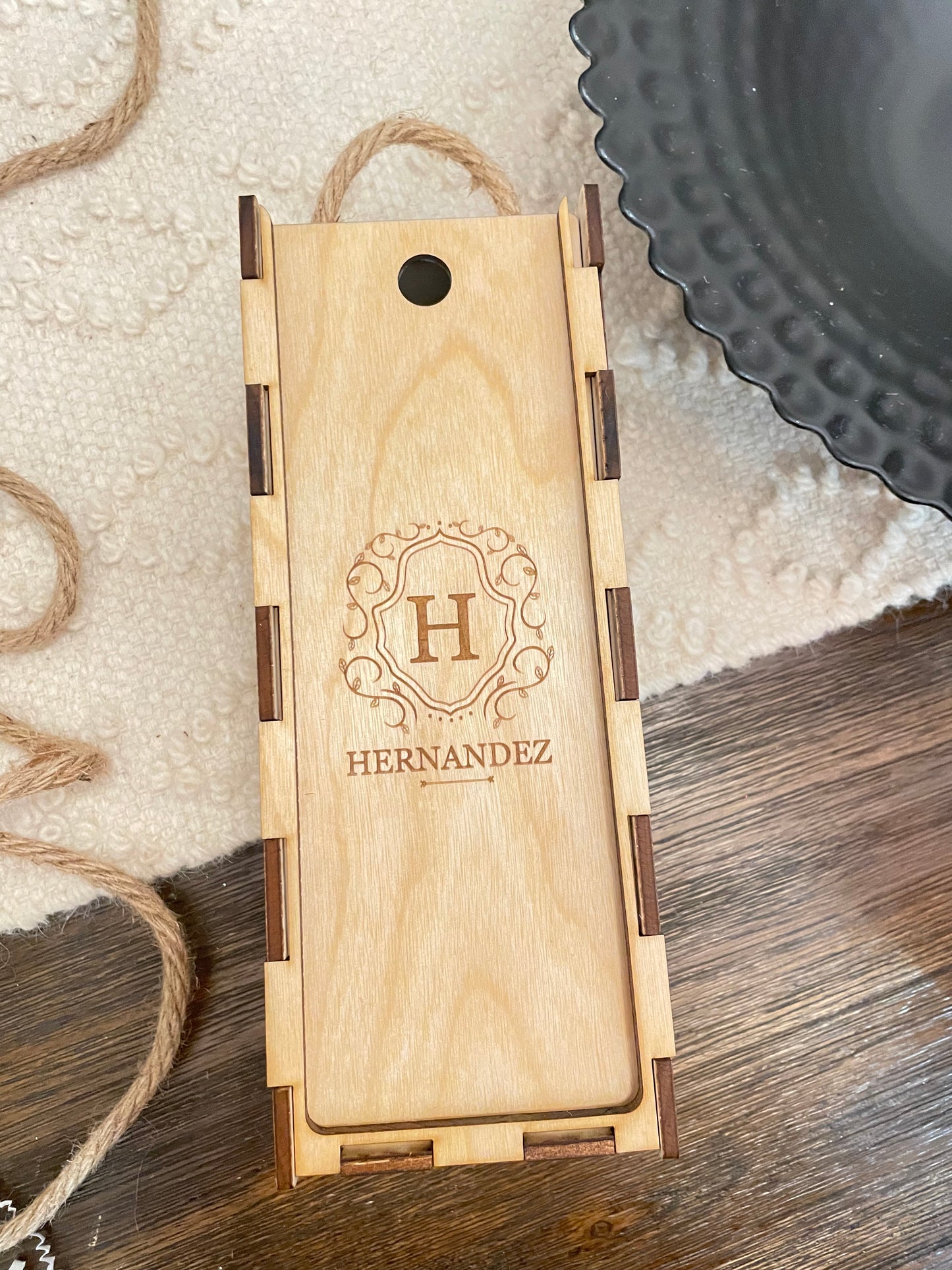 Personalized bottle box