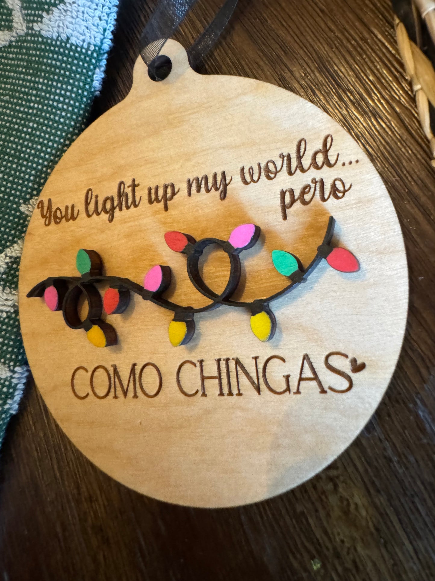 You light up my world, pero....