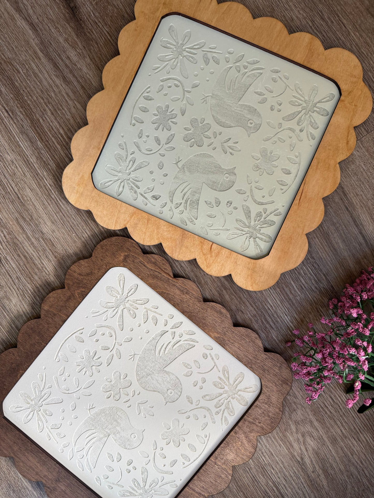 Palomas Wood Wall Art | Handmade Folk Decor