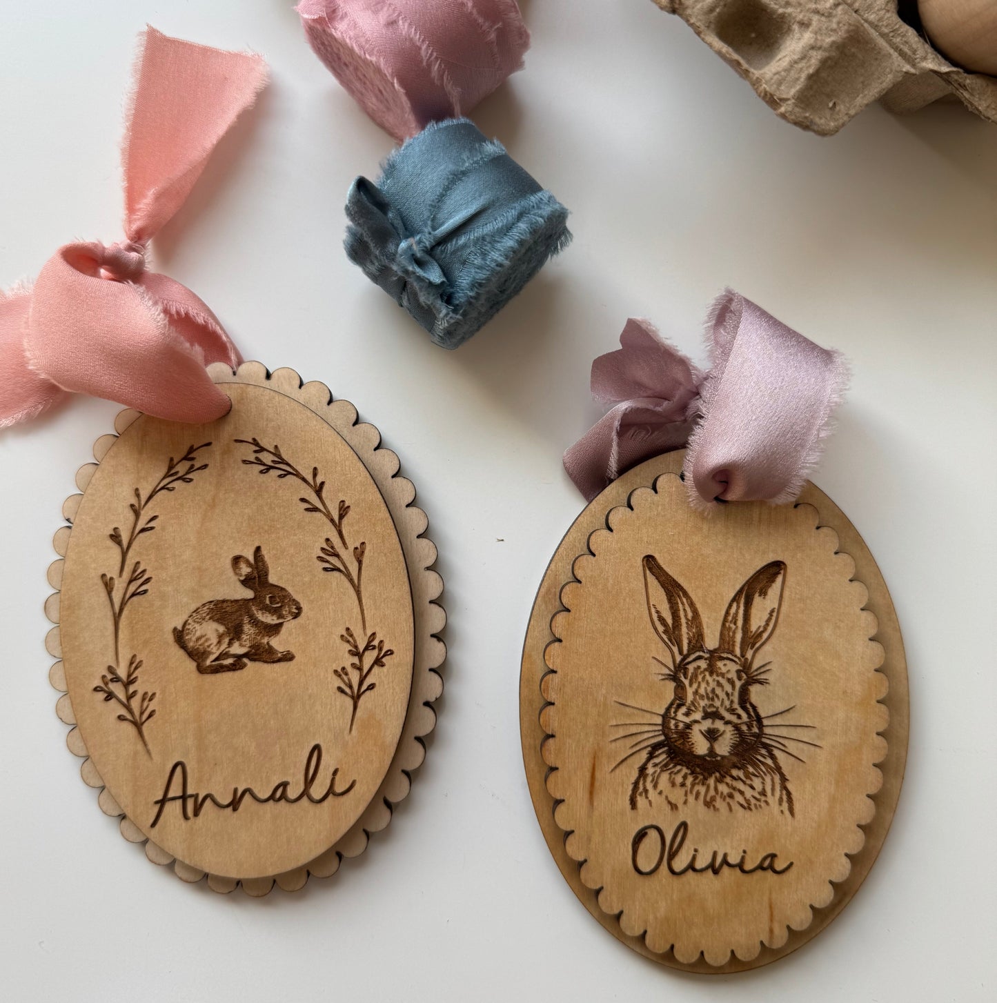 Bunny Easter tags