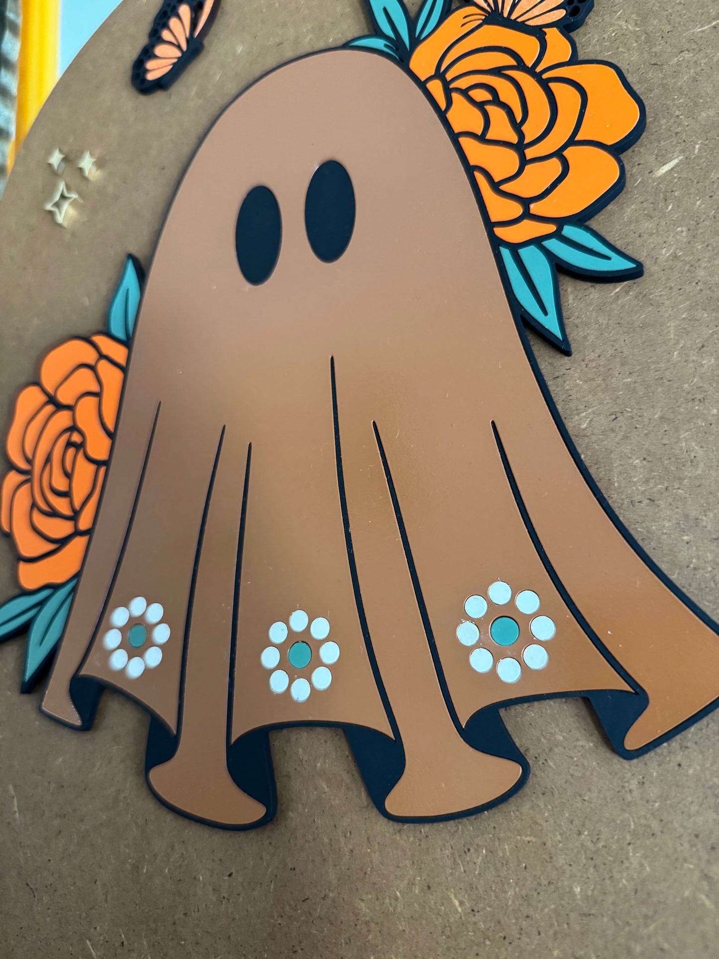 Barro Ghostie| Mexican Barro Ghost, Espooky Senora, Spanish Halloween, Dia De los Muertos