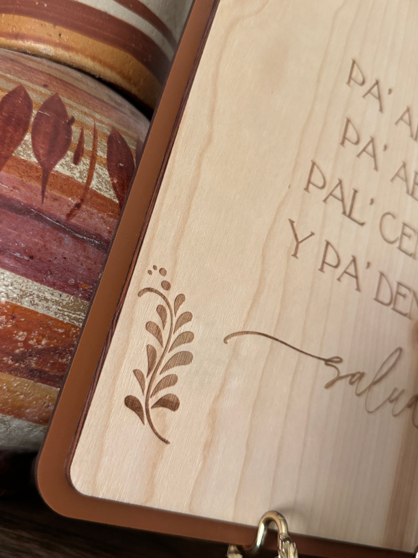 “Pa’ Arriba Pa’ Abajo” Wood Sign | Tequila Decor | Fiesta Decor | Mexican Home Decor | Housewarming Gift | Handmade Laser Engraved