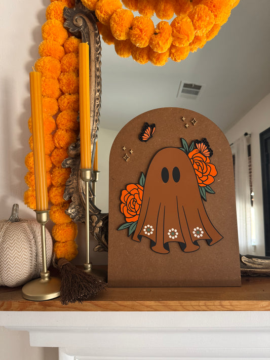 Barro Ghostie| Mexican Barro Ghost, Espooky Senora, Spanish Halloween, Dia De los Muertos