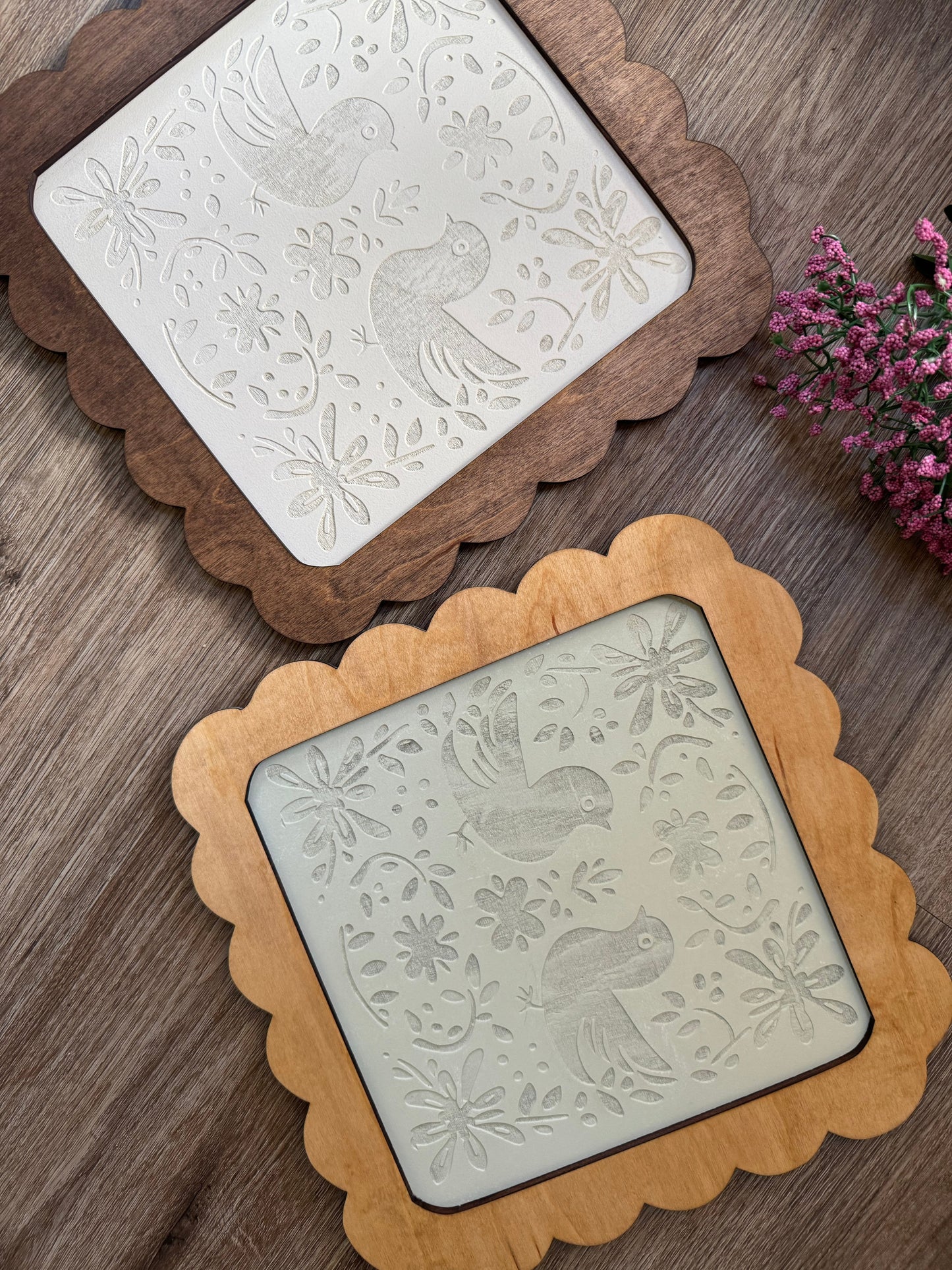 Palomas Wood Wall Art | Handmade Folk Decor