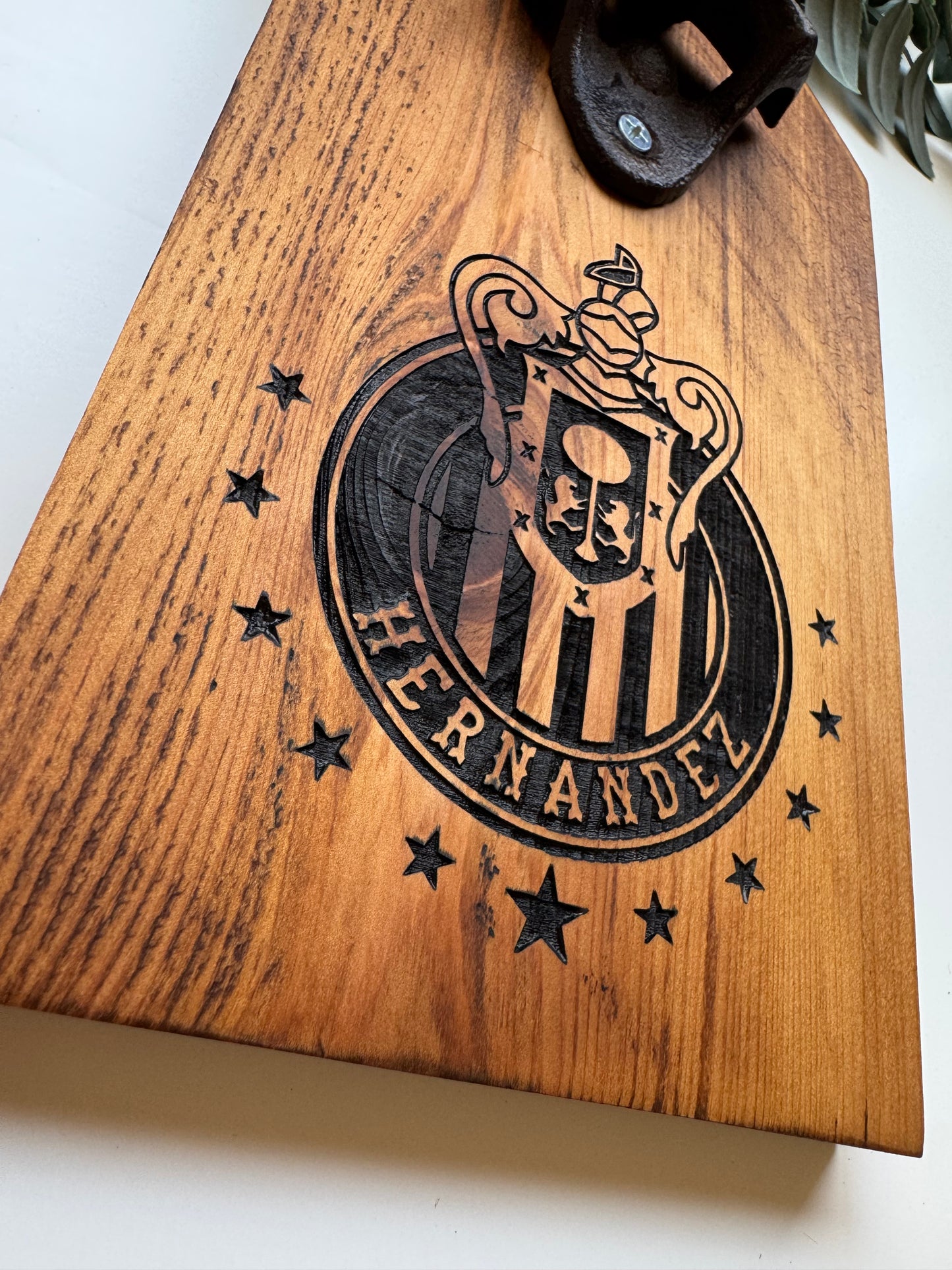 Custom bottle opener