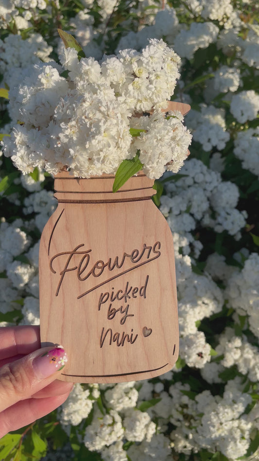 Hand picked flowers